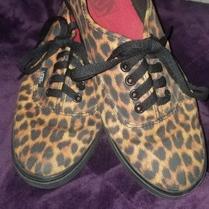 Leopard Print VANS